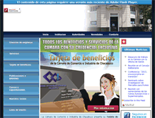 Tablet Screenshot of camarachacabuco.com.ar